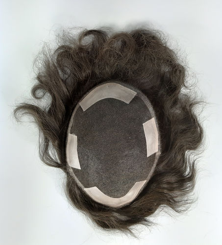 005 PARRUCCHINO UOMO SINT - Parrucchino uomo capelli sintetici kanekalon